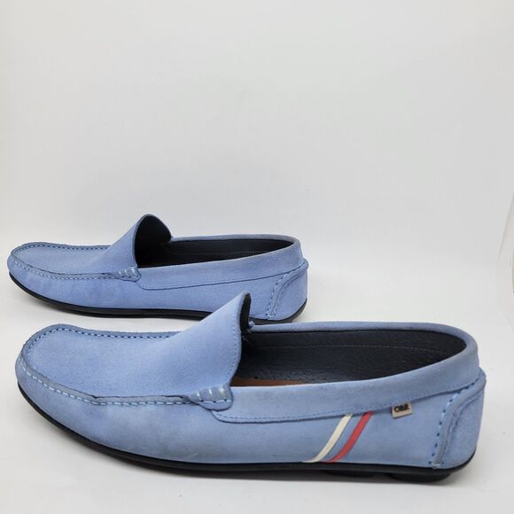 Ortiz & Reed Loafers Blue Suede Mens Size 13 Eur 46 - Picture 5 of 11